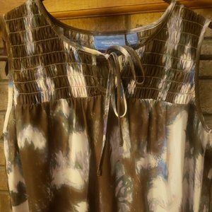 Simply Vera Brown Sleeveless Blouse